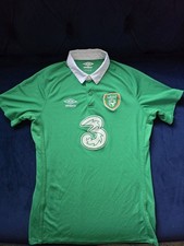 Umbro Ireland Green white and