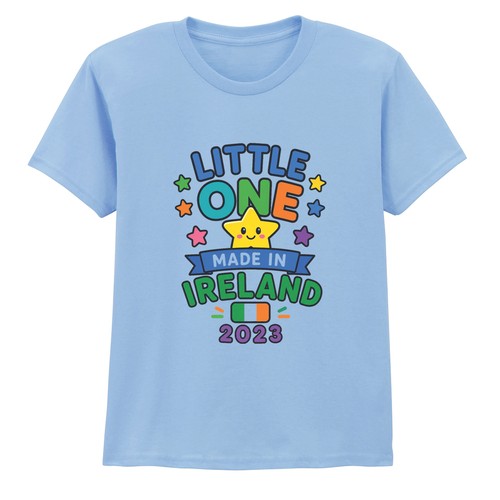 Colourful star kids shirt - star, t-shirt