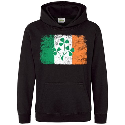 Ireland shamrock flag hoodie - ireland,