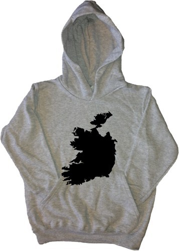 Ireland outline kids hoodie - kids,