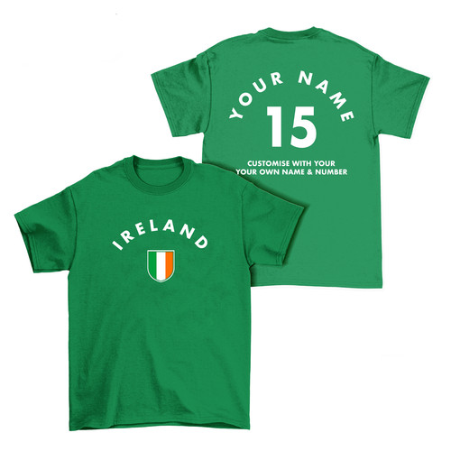 Ireland personalised shirt - personalised, t-shirt
