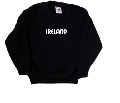 Ireland text kids - text, sweatshirt